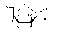 molecule for: D(-)-Fructose (USP, BP, Ph. Eur.) reinst, Pharma-Qualität