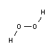 molecule for: Wasserstoffperoxid 35 % reinst
